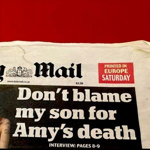AMY WINEHOUSE Daily Mail Exposé 1 Week After Amy’s Passing. Sat. 30th July 2011